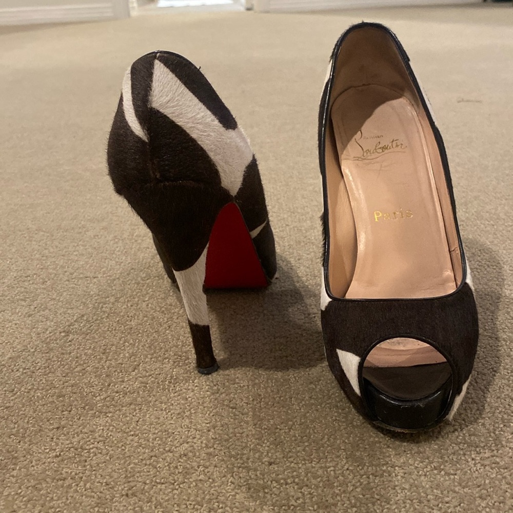 Cowhide Christian Louboutin Heels